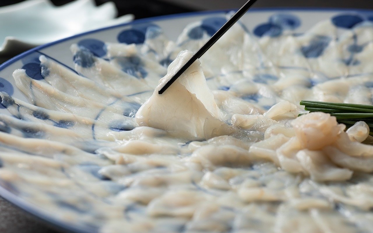 とらふく菊盛刺40㎝・鍋セット（40cm皿付：5〜6人前）イメージ2