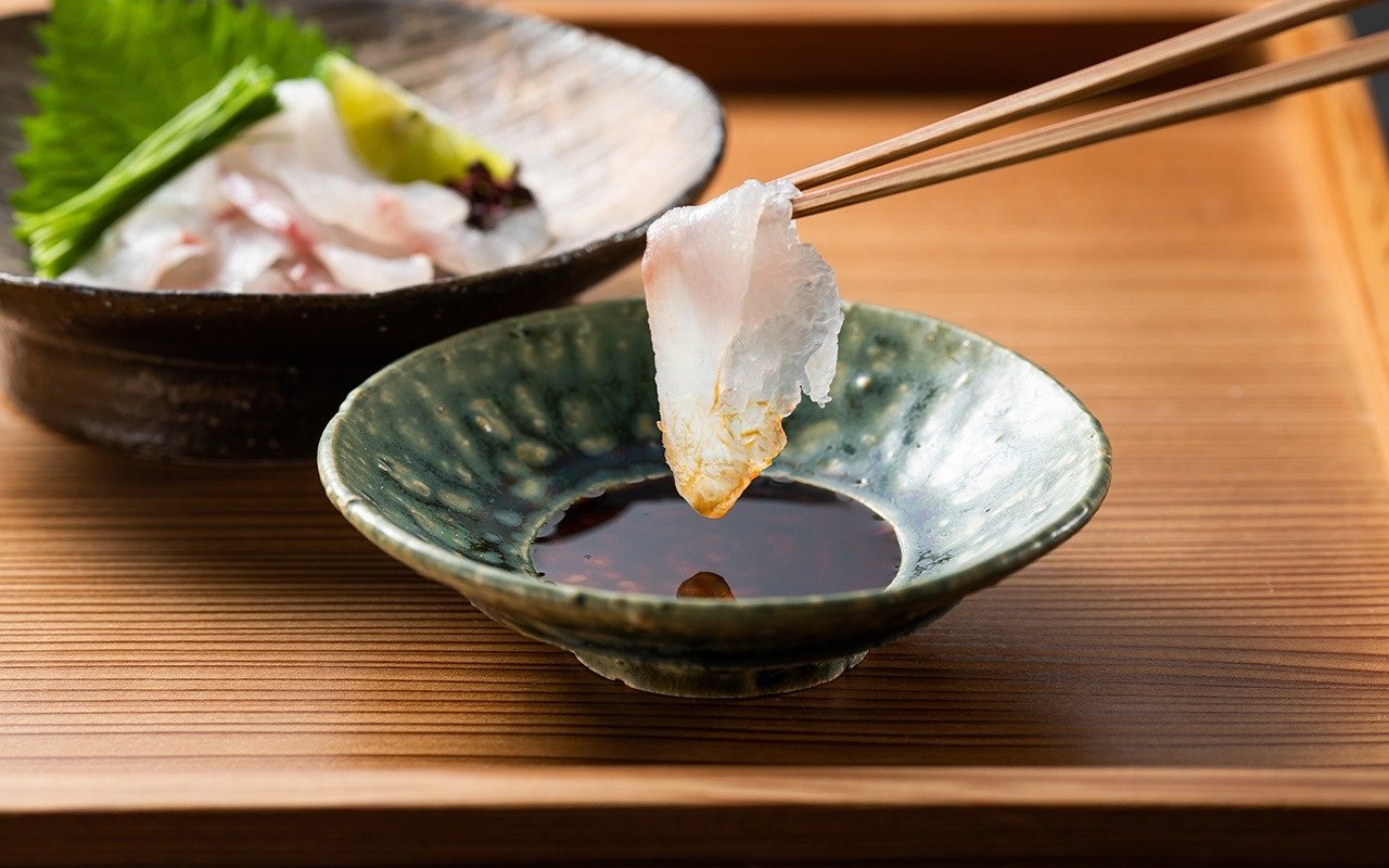 クエ菊盛刺40㎝・鍋セット（40cm皿付：5〜6人前）イメージ3