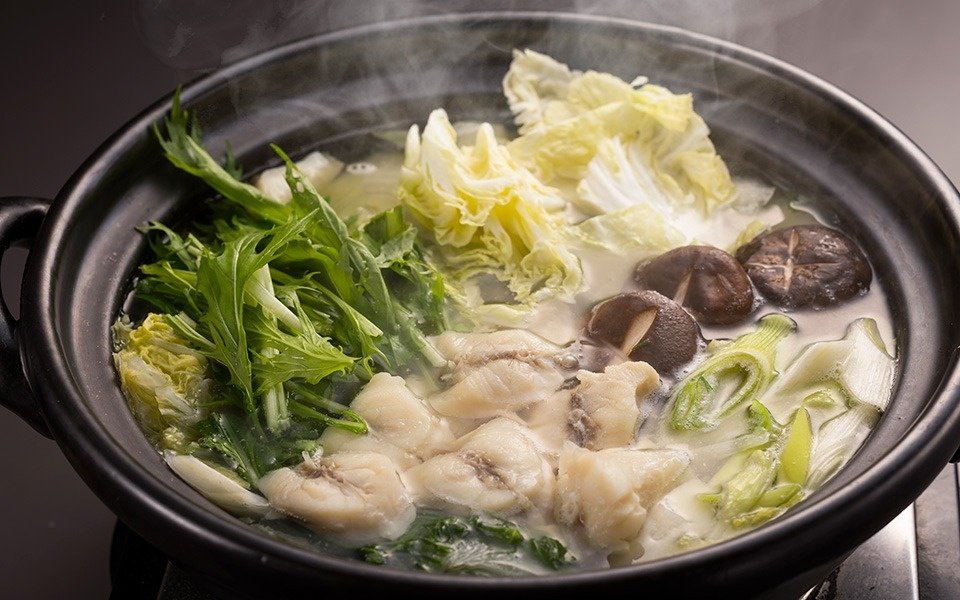 ふく＆クエhalf菊盛刺40㎝・ふく鍋セット（40cm皿付：5〜6人前）イメージ5